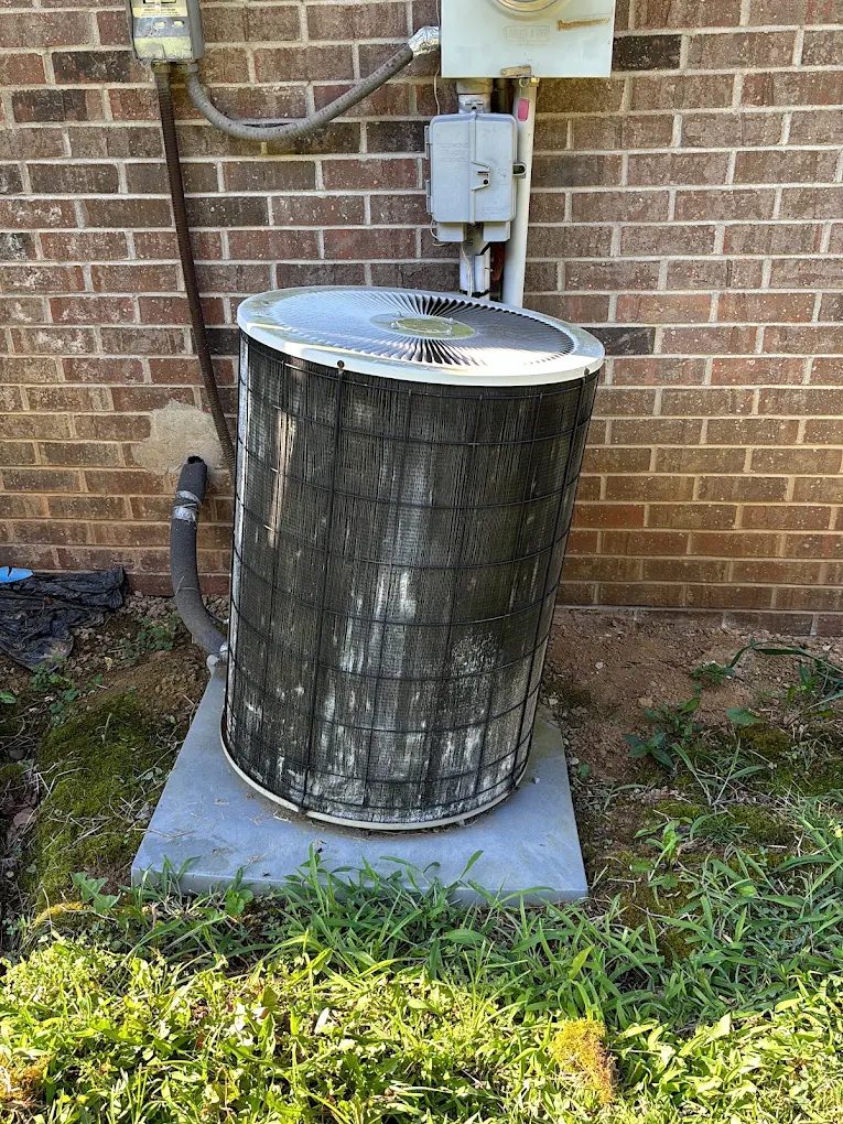 Neglected AC condenser