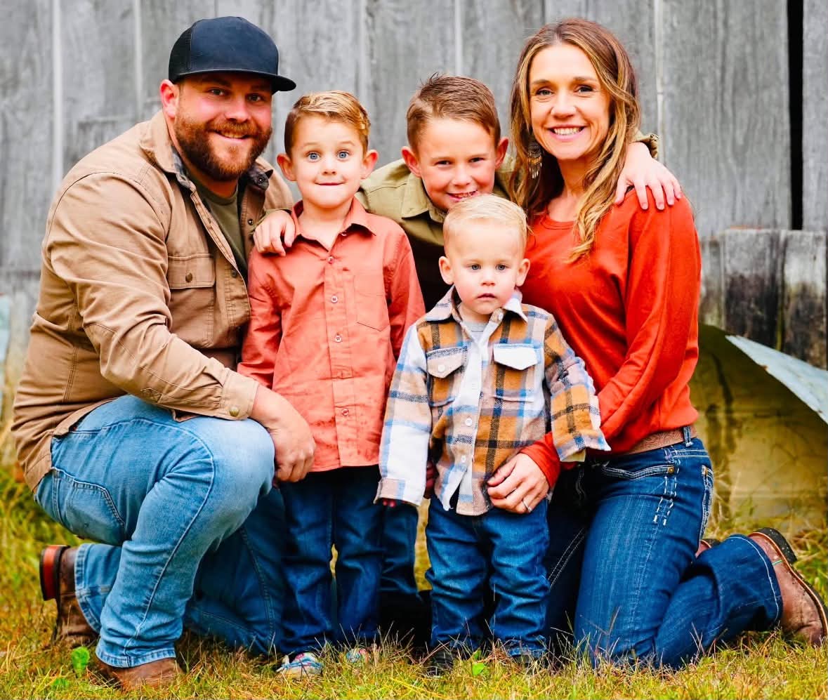 Justin Angel, owner of 316 Inspections, with his sons